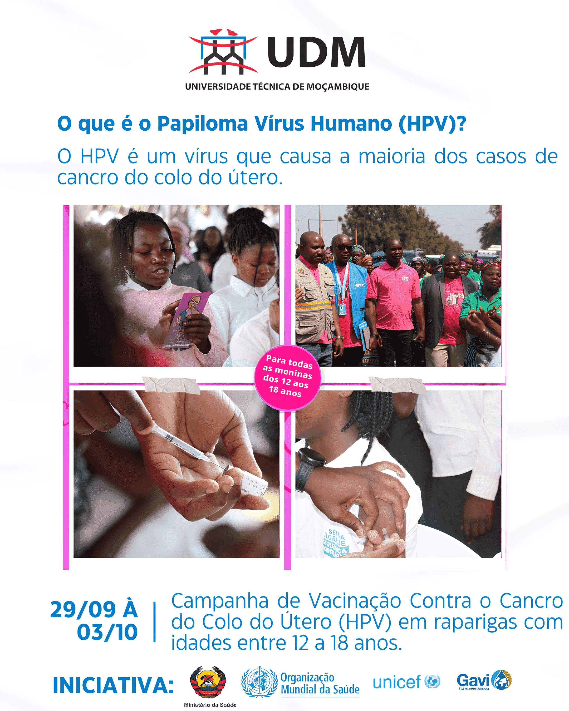 Campanha Nacional de Vacinação contra o HPV